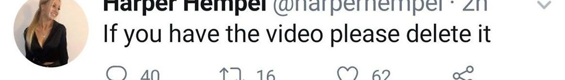 Harper Hempel nuogas ir pornografinis vaizdo įrašas
